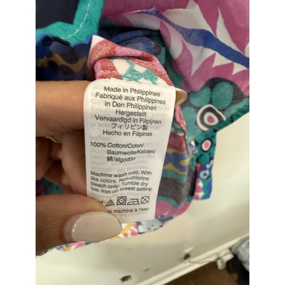 J Crew Classic Boy Fit Shirt in Ratti Kaleidoscope Print Size 4 2250 - Picture 6 of 9